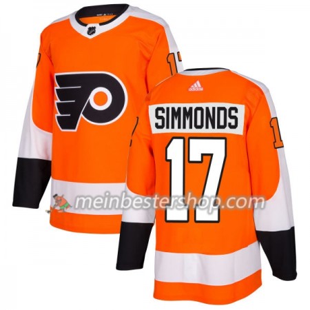 Philadelphia Flyers Wayne Simmonds 17 Adidas 2017-2018 Orange Trikot Authentic - Herren